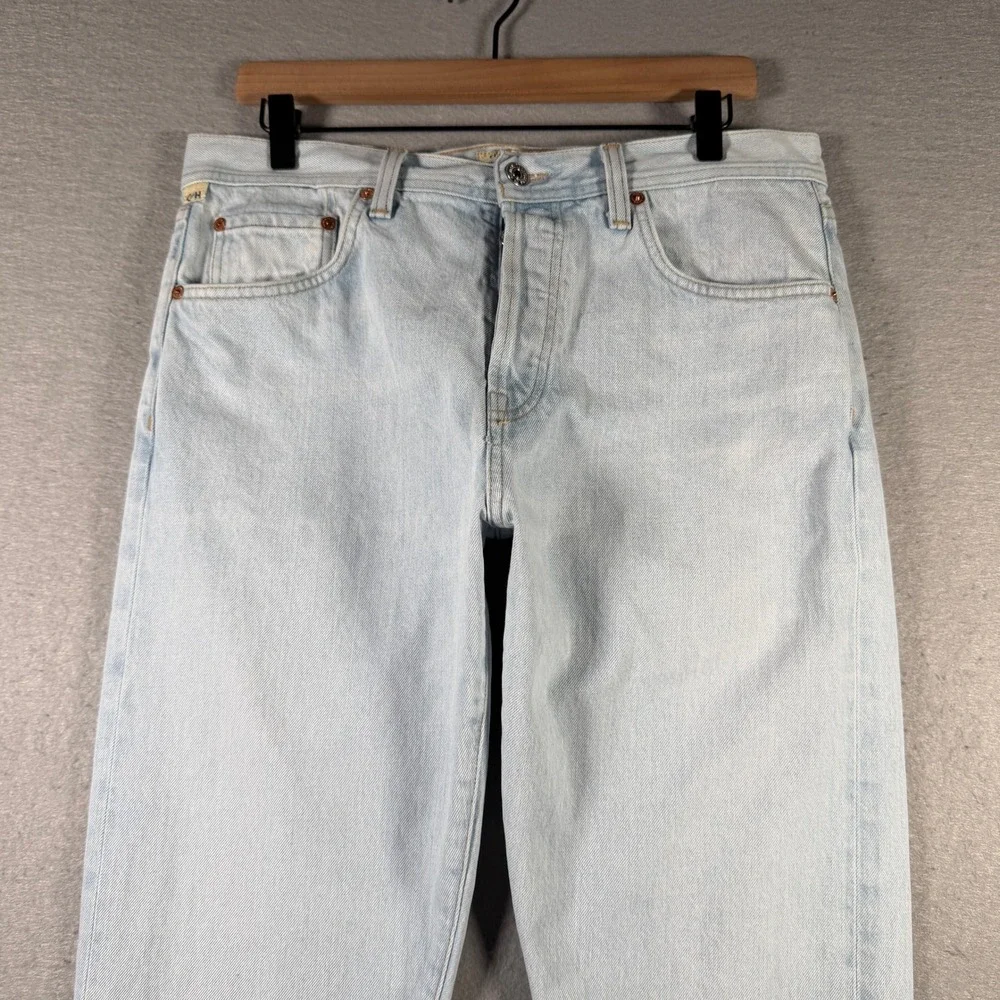 Citizens of Humanity‎ Wyatt Authentic Narrow Fit Light Wash Blue Jeans Mens 33